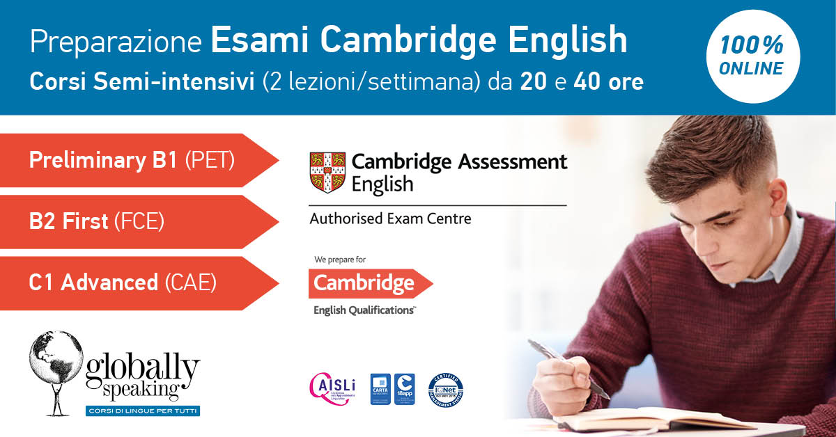 Corsi Semi Intensivi Esami Cambridge English Globally Speaking 8844